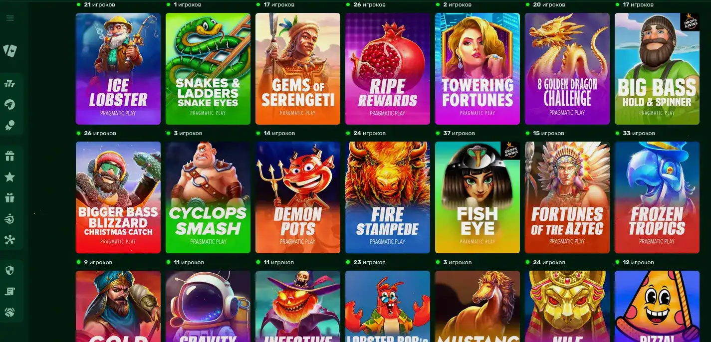 Мобильная версия Vulkan Delux на смартфоне